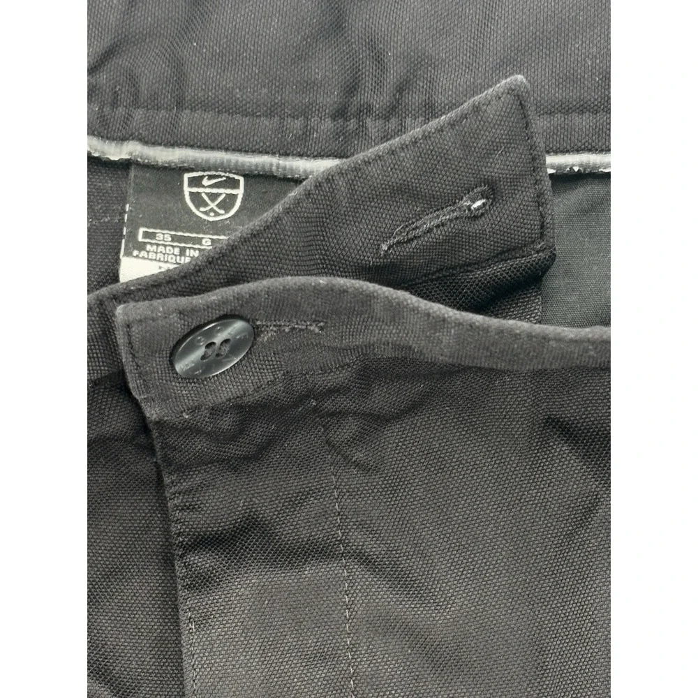Nike Golf Dri-FIT Shorts Black Size 35‎ Flat Front Performance Golf Shorts